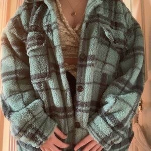 pacsun fluffy sweatshirt